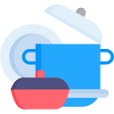 Household kitchen and cookware icon